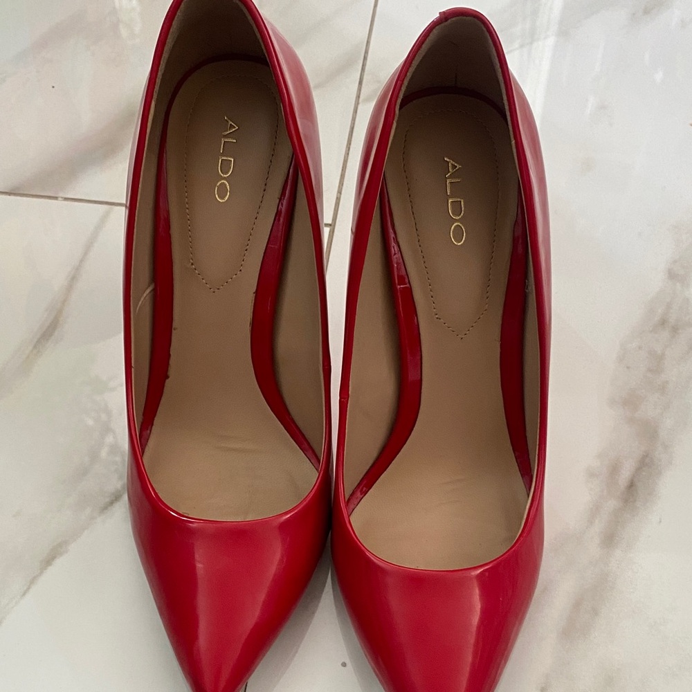 Aldo Bold Red Heels